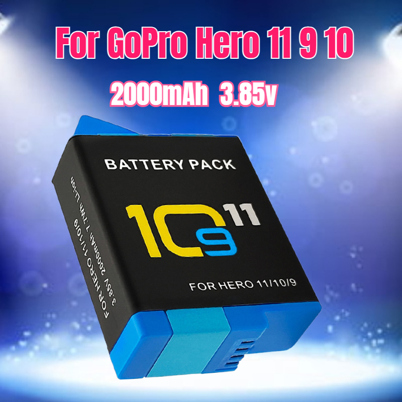 Drone Camera - 3.85V 2000mAh 배터리, 고프로 히어로 10,