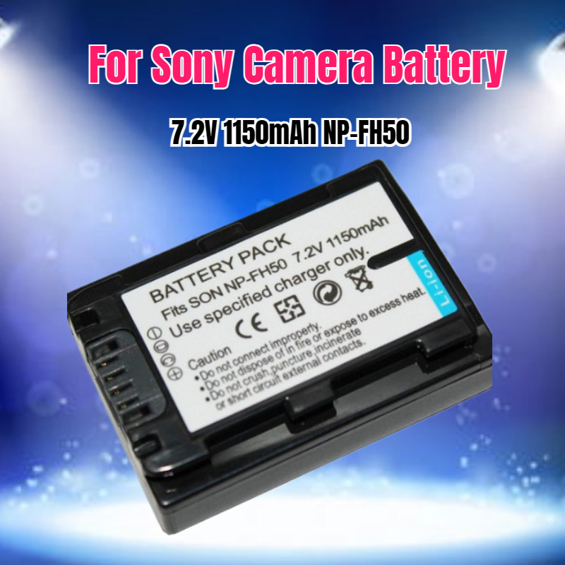 Drone Camera - 7.2V 1150mAh NP-FH50 카메라 배터리 (소니