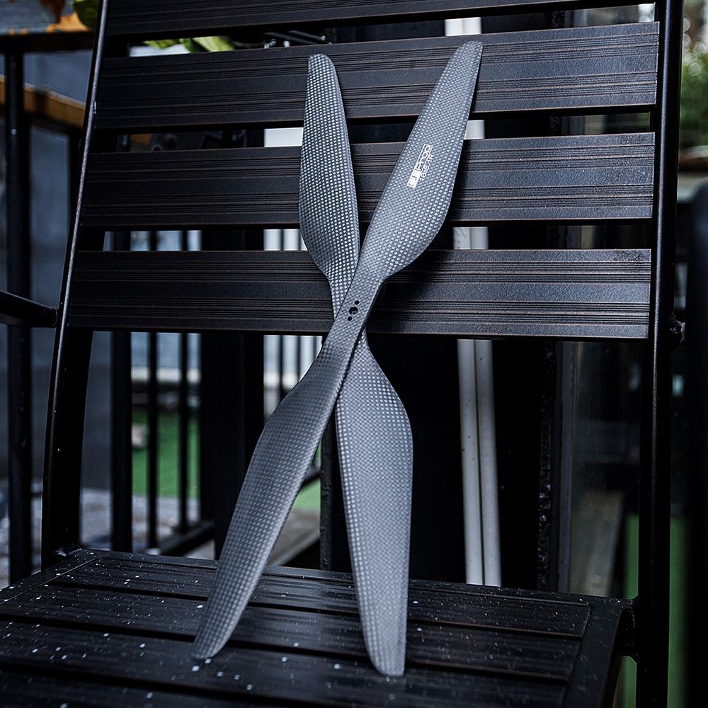 Drone Propeller - LIGPOWER P24*7.2 10mm 홀 폴리쉬드 블랙