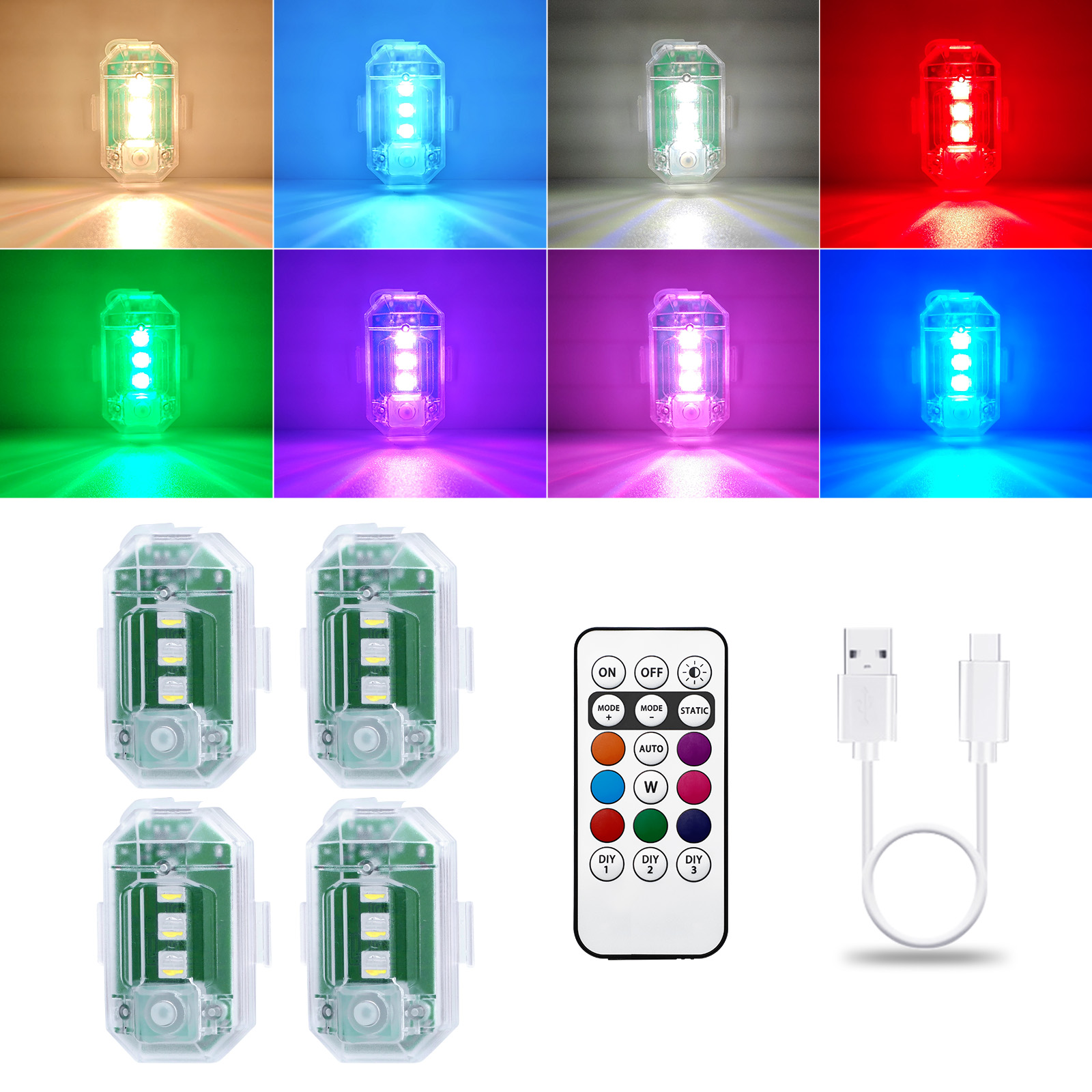 LECART 무선 LED 조명 자동차 오토바이 자전거용 - Drone Led Light 리뷰 및 가격