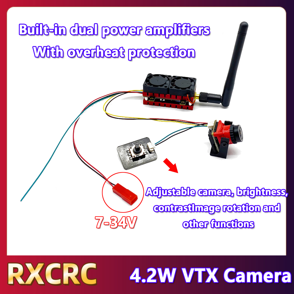 RXCRC 5.8G 48CH 4.2W 고출력 VTX 송 - Drone Receiver 리뷰 및 가격
