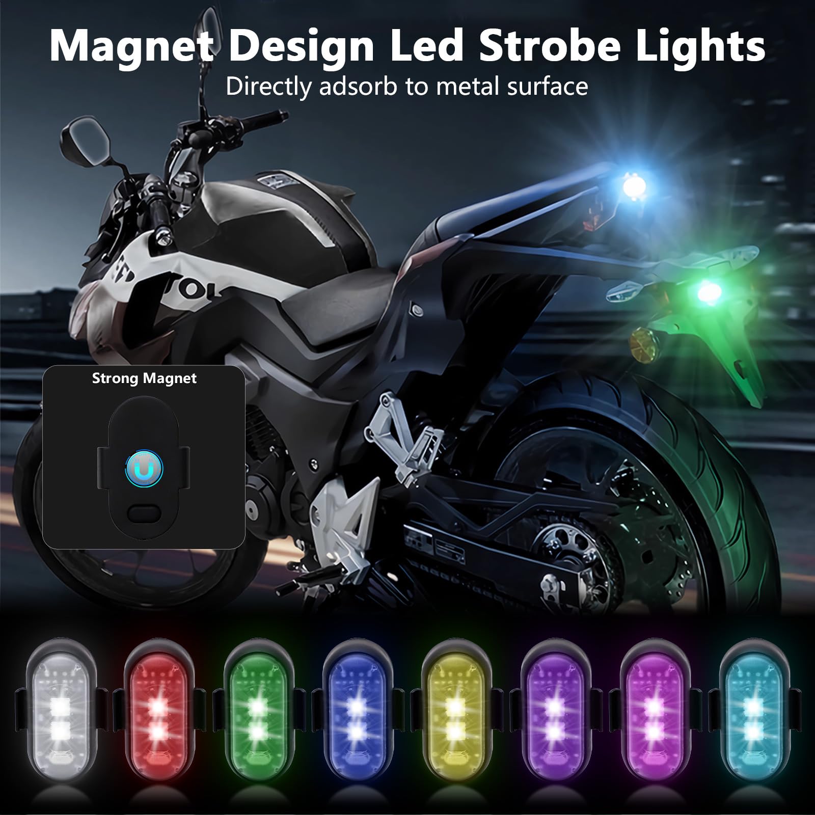 4개 LED 스트로브 라이트, 리모컨 포함, 8가지 색 - Drone Led Light 리뷰 및 가격