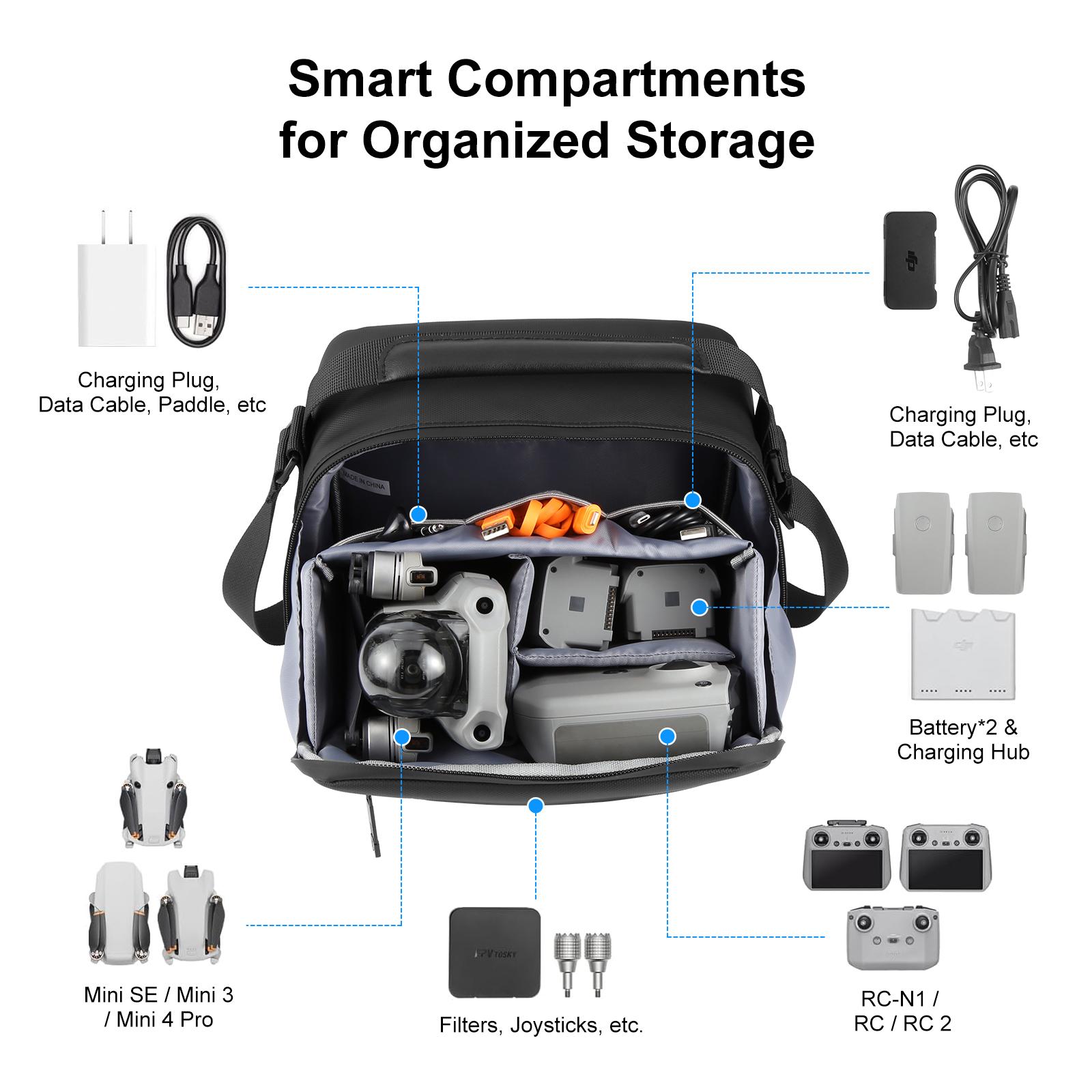PULUZ 방수 PU 패브릭 드론 보관 가방 사진 촬영 - Drone Camera 리뷰 및 가격