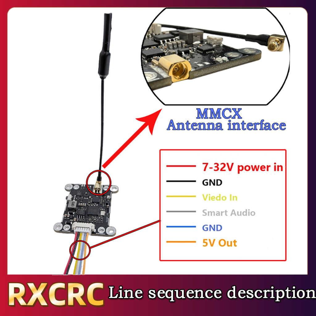 RXCRC 5.8G 모듈 48채널 1.6W VTX 더블 - Drone Frame 리뷰 및 가격