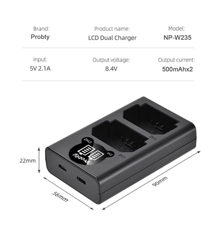 2200mAh NP-W235 NP W235 배터리 LC - Drone Camera 리뷰 및 가격