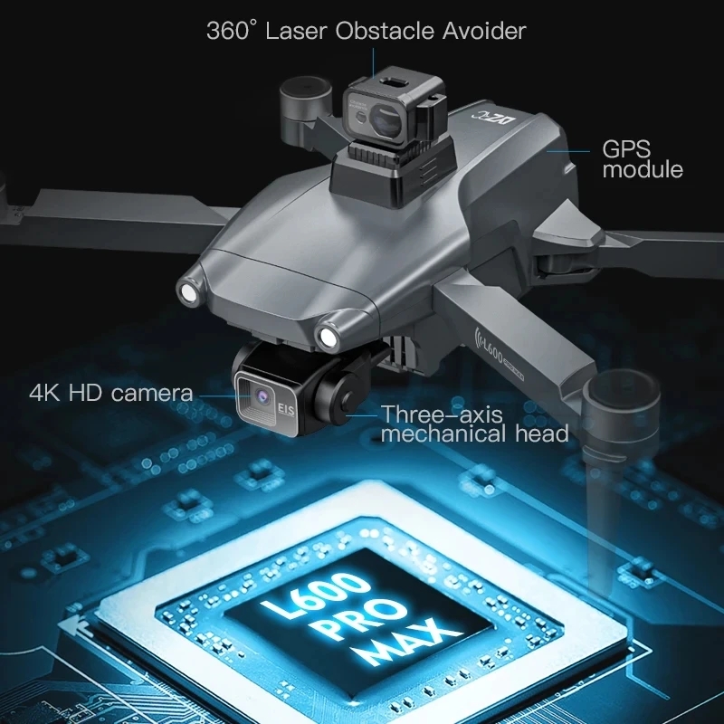 L600 PRO MAX GPS 드론 전문 4K 3축 P - Drone Gimbal 리뷰 및 가격