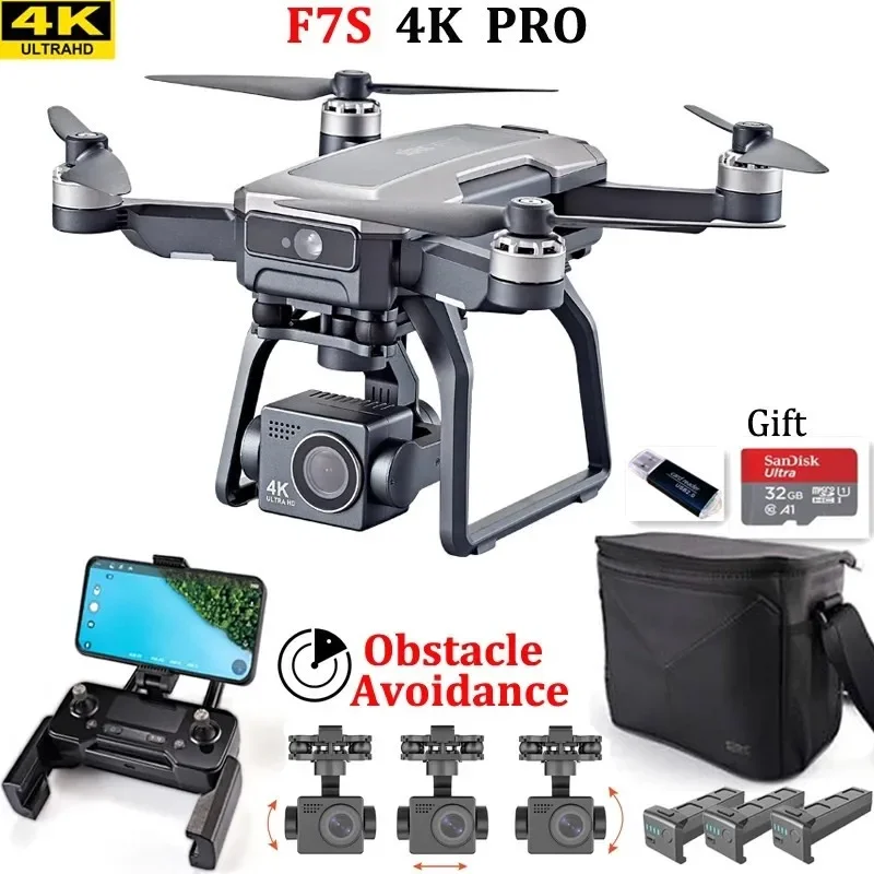 SJRC F7s 4K 프로 드론, 장애물 회피 드론,  - Drone Gps Module 리뷰 및 가격