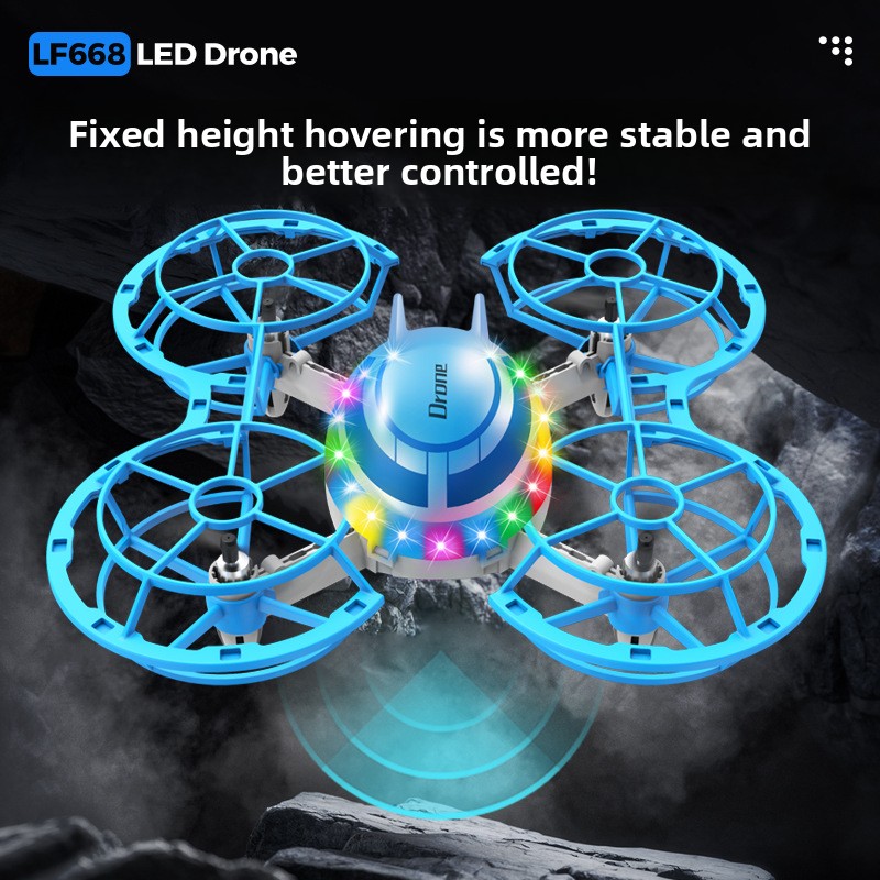 LED 조명이 있는 미니 RC 드론, 4축 쿼드콥터 장 - Drone Led Light 리뷰 및 가격