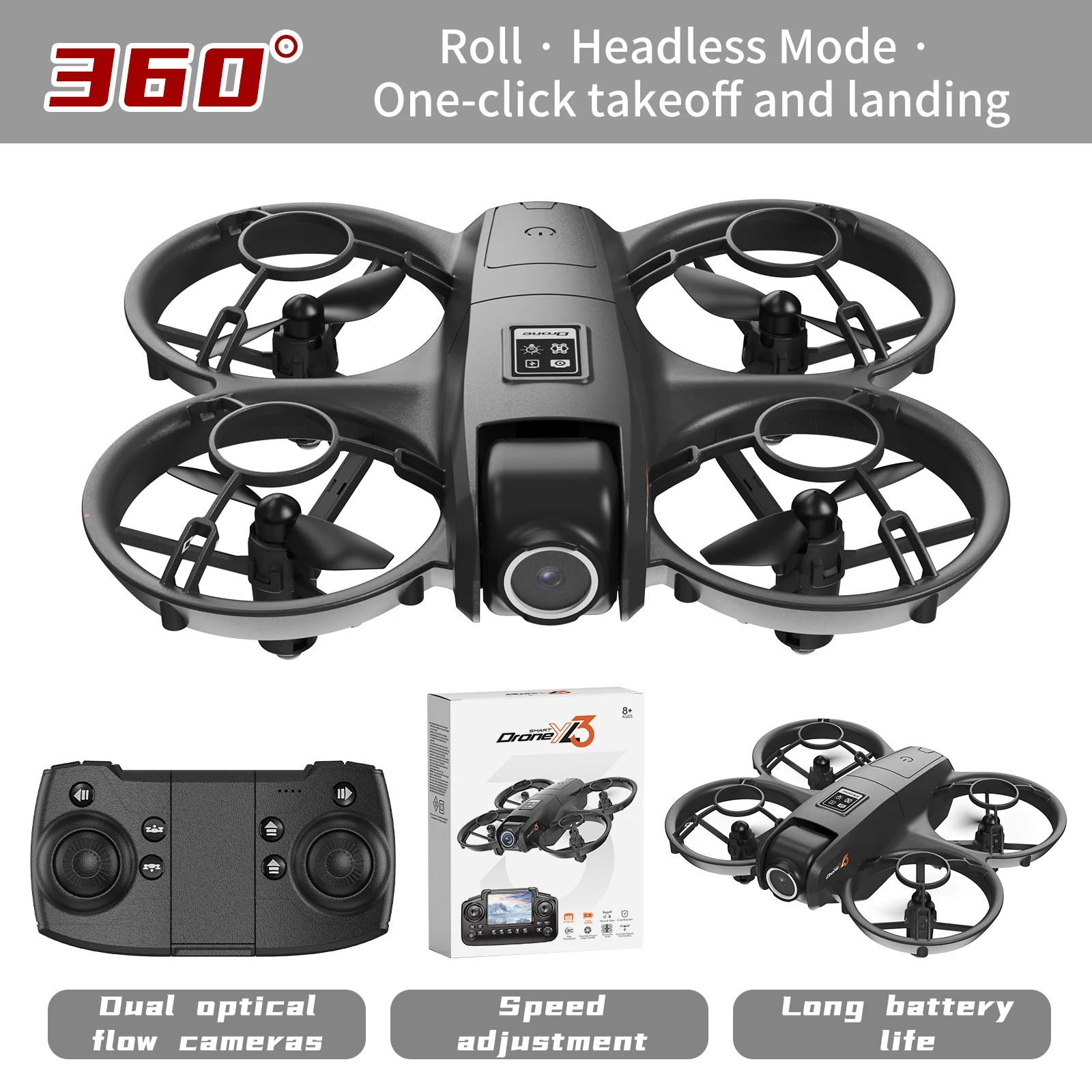 새로운 YL3 RC 드론 8K 1080P 광각 듀얼 H - Drone Gps Mount 리뷰 및 가격