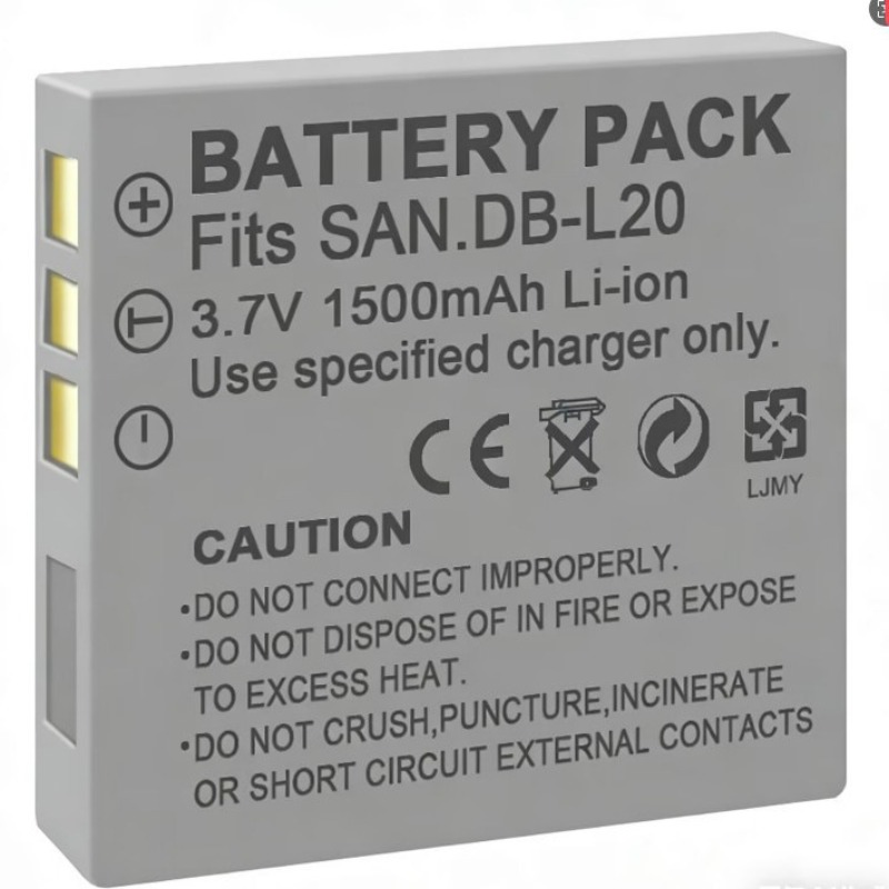 3.7V 1500mAh DB-L20 배터리 (산요 엑스 - Drone Camera 리뷰 및 가격