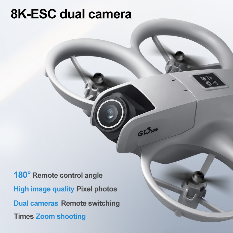 신형 GT3 스크린 탑재 미니 드론 8K HD 카메라  - Drone Esc 리뷰 및 가격